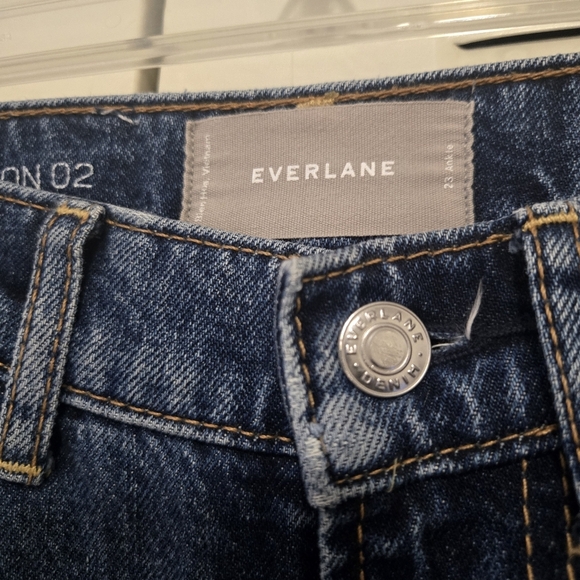 Everlane The Edition 02 Wide Leg Crop Jeans Size 23 #077 - Picture 4 of 9
